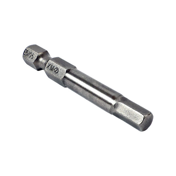 ZEPHYR E5105XM 5mm Socket Head (Hex-Allen) Power Drive Bit, Metric, 1/4'' Hex Shank