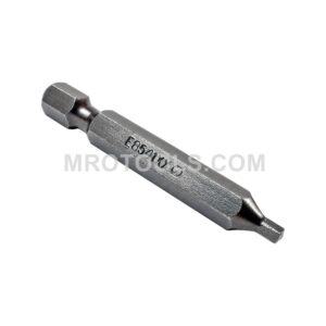 ZEPHYR E8541XX #1 Square Recess Power Drive Bit, 1/4'' Full Body Hex Shank