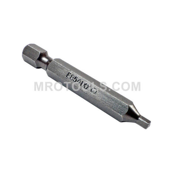 ZEPHYR E8541XX #1 Square Recess Power Drive Bit, 1/4'' Full Body Hex Shank