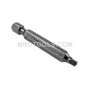 ZEPHYR E8542XX #2 Square Recess Power Drive Bit, 1/4'' Full Body Hex Shank