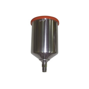 EUROAL6CUP Astro Pneumatic Aluminum Gravity Feed Cup - 600ml Capacity for EURO Spray Gun Series