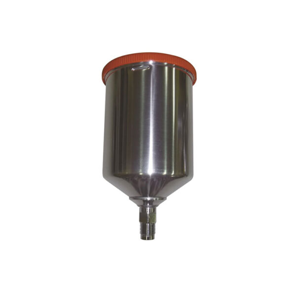 EUROAL6CUP Astro Pneumatic Aluminum Gravity Feed Cup - 600ml Capacity for EURO Spray Gun Series