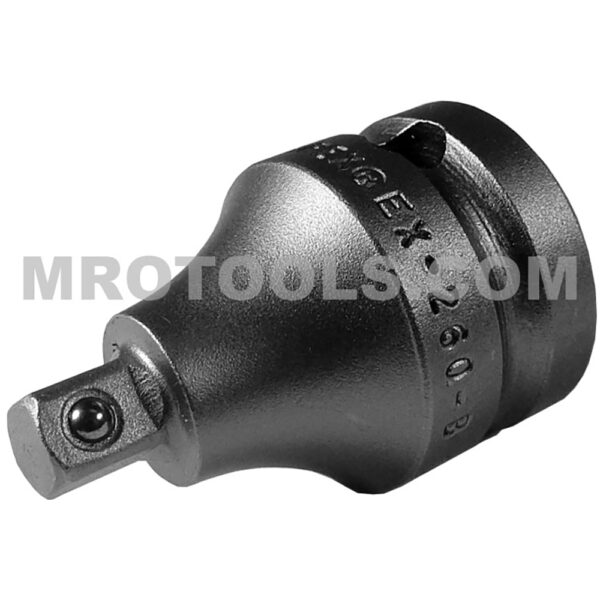 Apex EX-260-B Straight Adapter, 1/2'' Square Drive, Ball Lock