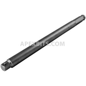 Apex EX-262-6 5/16'' Hex Power Drive Socket Extension, 1/4'' Male Square
