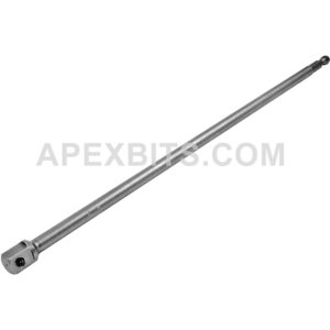 Apex EX-370-12 1/4'' Hex Power Drive Socket Extension, 3/8'' Male Square