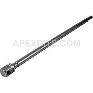Apex EX-370-2 1/4'' Hex Power Drive Socket Extension, 3/8'' Male Square