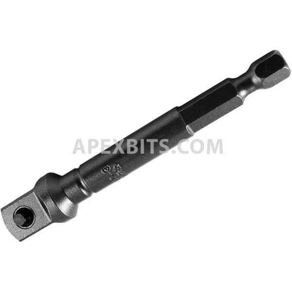 Apex EX-370-3 1/4'' Hex Power Drive Socket Extension, 3/8'' Male Square