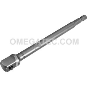 Apex EX-370-5 1/4'' Hex Power Drive Socket Extension, 3/8'' Male Square