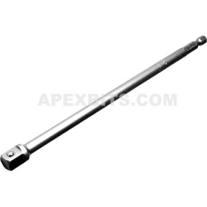 Apex EX-370-B-8 1/4'' Hex Power Drive Socket Extension, 3/8'' Male Square
