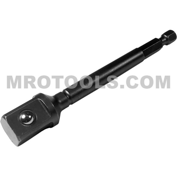 Apex EX-500-B-4 1/4'' Hex Power Drive Socket Extension, 1/2'' Male Square