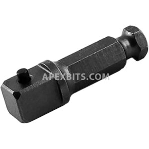 Apex EX-501-2 7/16'' Hex Power Drive Socket Extension, 1/2'' Male Square