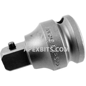 Apex EX-505 Straight Adapter, 5/8'' Square Drive, Pin Lock