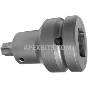 Apex EX-751-B Straight Adapter, 1/2'' Square Drive, Ball Lock