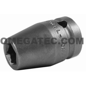Apex FL-10MM15 10mm 6-Point Standard Impact Socket, Fast Lead, 1/2'' Square Drive
