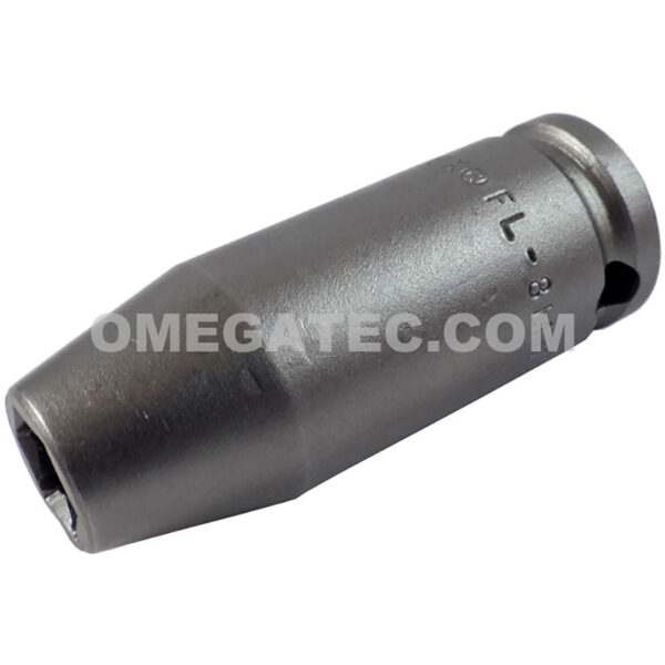 Apex FL-10MM23 10mm 6-Point Long Impact Socket, Fast Lead, 3/8'' Square Drive