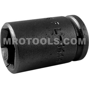 Apex FL-1114 7/16'' 6-Point Standard Impact Socket, Fast Lead, 1/4'' Square Drive