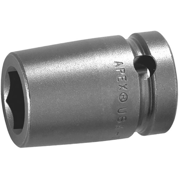 Apex FL-16MM15 16mm 6-Point Standard Impact Socket, Fast Lead, 1/2'' Square Drive