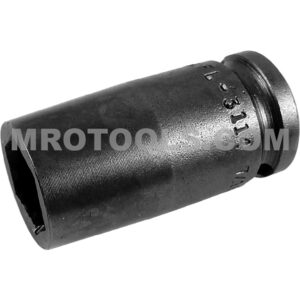 Apex FL-3114 7/16'' 6-Point Standard Impact Socket, Fast Lead, 3/8'' Square Drive