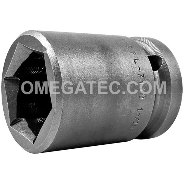 Apex FL-7130 15/16'' 6-Point Standard Impact Socket, Fast Lead, 3/4'' Square Drive
