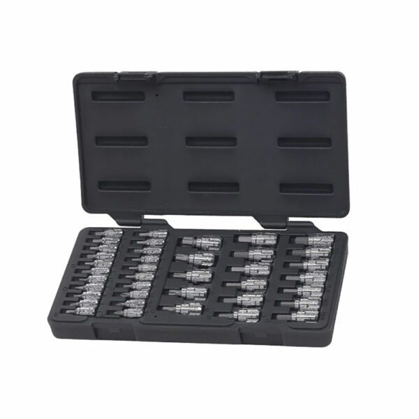 GearWrench 890040 39 Pc. 1/4'' & 3/8'' Drive Pass-Thru Standard Hex/Slotted/Phillips/Torx Bit SAE/Metric Socket Set