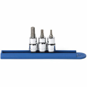 GearWrench 80570 3/8'' 3 Piece Drive SAE/Metric Hex Bit Socket Set