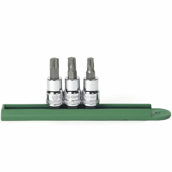 GearWrench 80571 3/8'' 3 Piece Drive Torx Brake Bit Socket Set