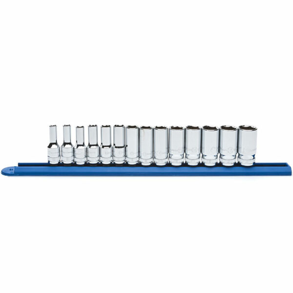 GearWrench 80554S 14PC 3/8'' Drive 6 Point Mid Length Metric Socket Set