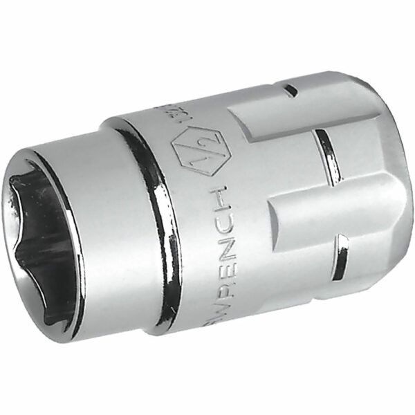 GearWrench 132220GR 3/8'' Drive Pass-Thru 6 Point Standard SAE Socket 11/16''