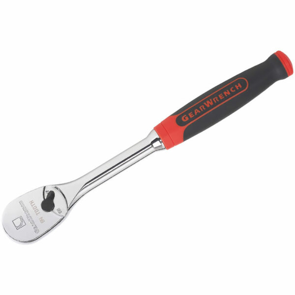 GearWrench 81208F Teardrop Ratchet, Cushion Grip, 3/8'' Drive