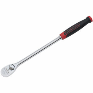 GearWrench 81265 3/8'' Drive Long Handle Cushion Grip Teardrop Ratchet