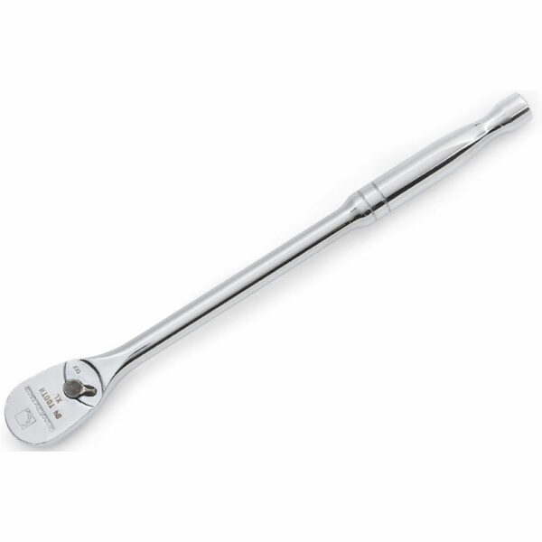 GearWrench 81264 3/8'' Drive Long Handle Full Polish Teardrop Ratchet