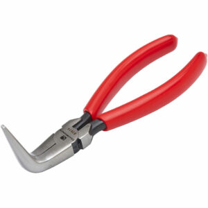 GearWrench 82074 Dipped Grip Curved Needle Nose Pliers
