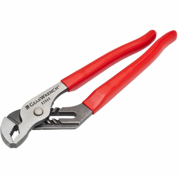 GearWrench 82064 10'' V-Jaw Dipped Handle Tongue and Groove Pliers