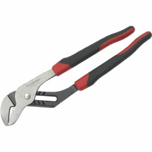 GearWrench 82020D Dual Material Groove Joint Pliers with Straight Jaw
