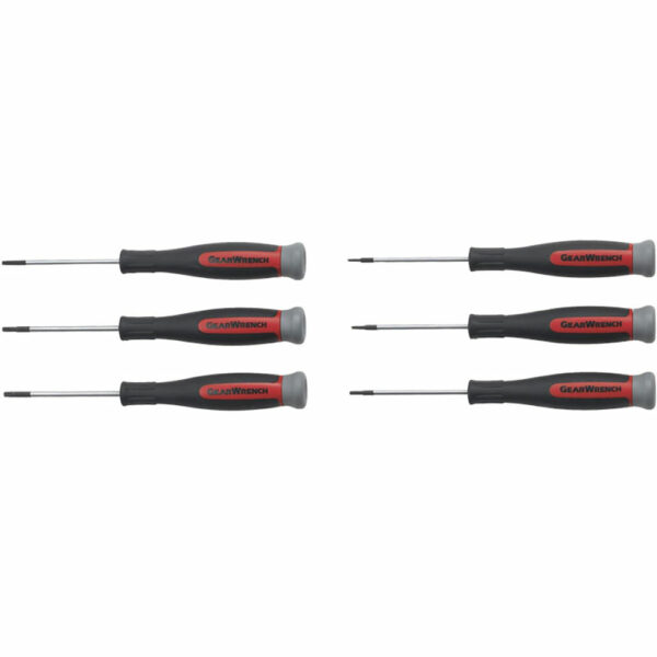 GearWrench 80056 Mini Torx Dual Material 6 Piece Screwdriver Set