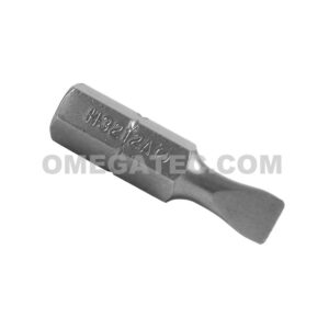 ZEPHYR H3212A 6F-8R Slotted Insert Bit, For Machine Screws, 1/4'' Hex Shank