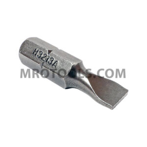 ZEPHYR H3213A 8F-10R Slotted Insert Bit, For Machine Screws, 1/4'' Hex Shank