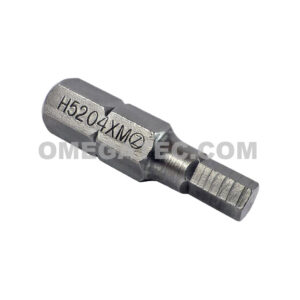 ZEPHYR H5204XM 4mm Socket Head (Hex-Allen) Insert Bit, 1/4'' Hex Shank