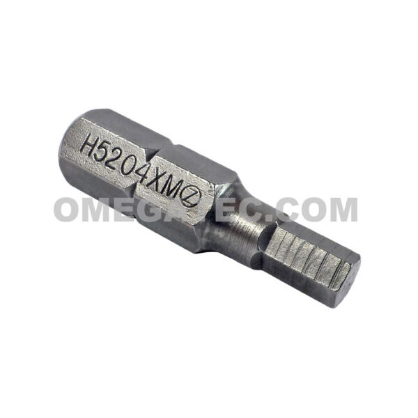 ZEPHYR H5204XM 4mm Socket Head (Hex-Allen) Insert Bit, 1/4'' Hex Shank