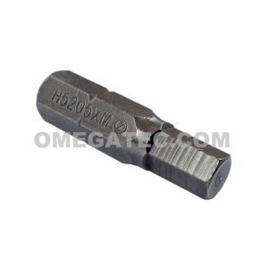 ZEPHYR H5205XM 5mm Socket Head (Hex-Allen) Insert Bit, 1/4'' Hex Shank