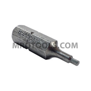 ZEPHYR H52215XM 1.5mm Socket Head (Hex-Allen) Insert Bit, 1/4'' Hex Shank
