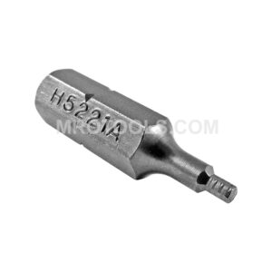 ZEPHYR H5221A 1/16'' Socket Head (Hex-Allen) Insert Bit, For Machine Screws, 1/4'' Hex Shank