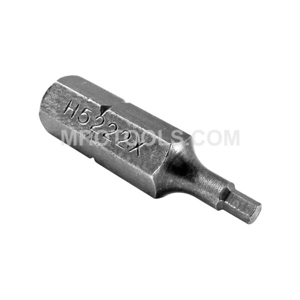 ZEPHYR H5222X 5/64'' Socket Head (Hex-Allen) Insert Bit, For Self Tapping Screws, 1/4'' Hex Shank