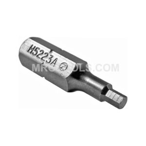 ZEPHYR H5223A 3/32'' Socket Head (Hex-Allen) Insert Bit, For Machine Screws, 1/4'' Hex Shank