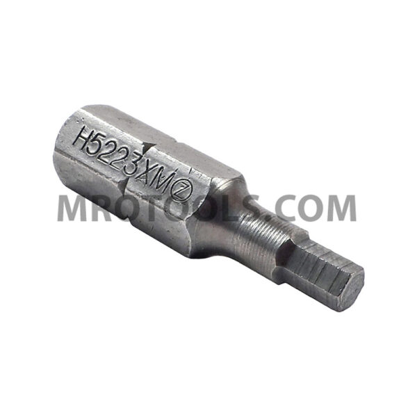 ZEPHYR H5223XM 3mm Socket Head (Hex-Allen) Insert Bit, 1/4'' Hex Shank