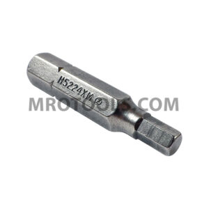 ZEPHYR H5224XM 4mm Socket Head (Hex-Allen) Insert Bit, 1/4'' Hex Shank