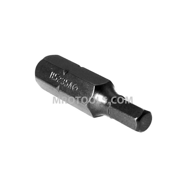 ZEPHYR H5235A 3/16'' Socket Head (Hex-Allen) Insert Bit, For Machine Screws, 5/16'' Hex Shank