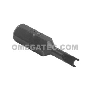 ZEPHYR J9221 #4 Spanner Tamper Resistant Insert Bit, 1/4'' Hex Shank