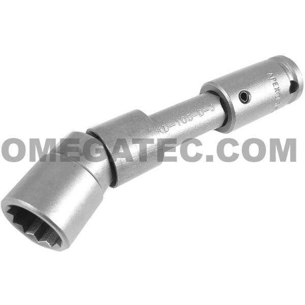 Apex KD-105-D-3 9/16'' 12-Point Universal Extension Wrench, Tension Type, 3/8'' Square Drive