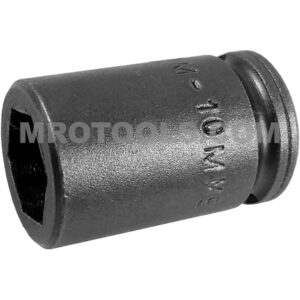 Apex M-10MME1 10mm 6-Point Standard Impact Socket, Magnetic, For Sheet Metal Screws, 1/4'' Square Drive